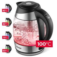 RK4061 Glass water kettle with a tea filter and temperature setting 1,8 l